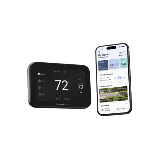 Honeywell Home ElitePRO S1200 Smart Thermostat, Black
