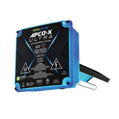 APCO-X Ultra air treatment system on a white background
